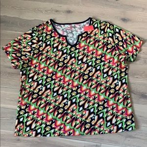 Women’s new coral bay casual top 3X bold colors